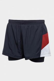 Navy/Scarlet 2 in 1 Shorts