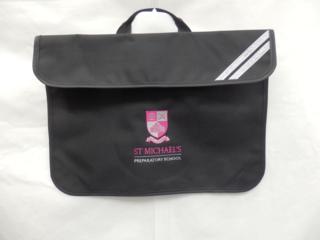 St Michael's Black Book Bag