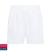 White Cotton PE Shorts