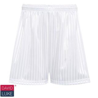 White Shadow Stripe Shorts