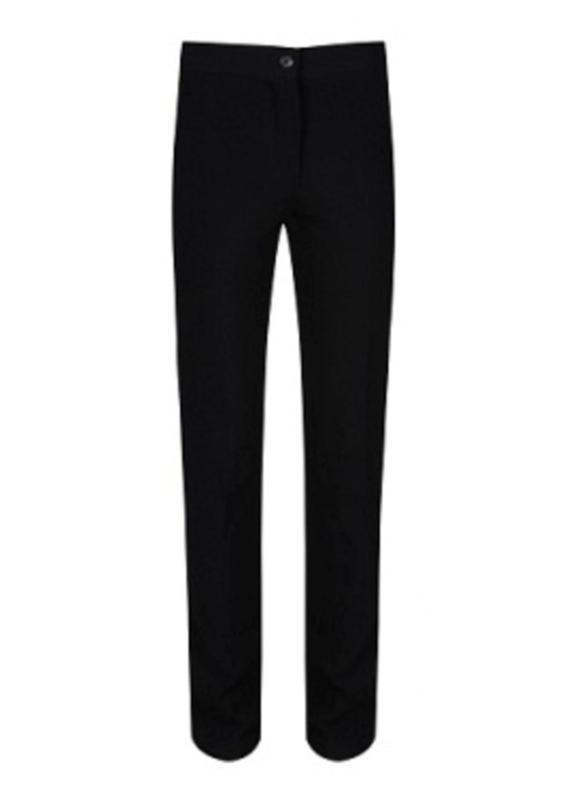 Girls Slim Fit Trouser - Black, Lyndale Sports Jersey